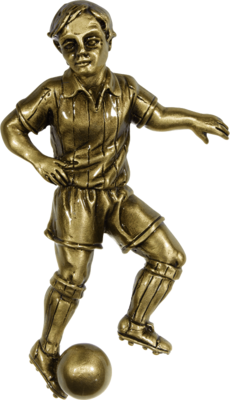 Footballeur en bronze h 11.3 x 7 cm