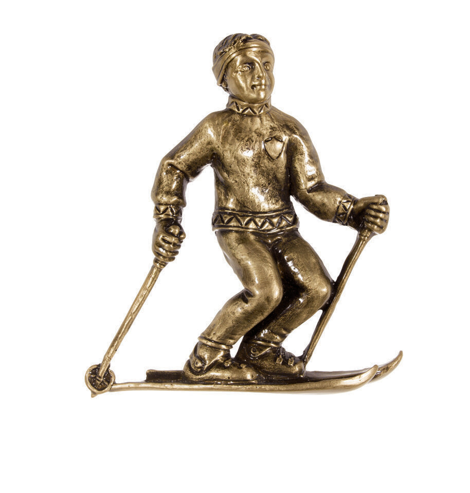 Le skieur h 9.9 x 9 cm