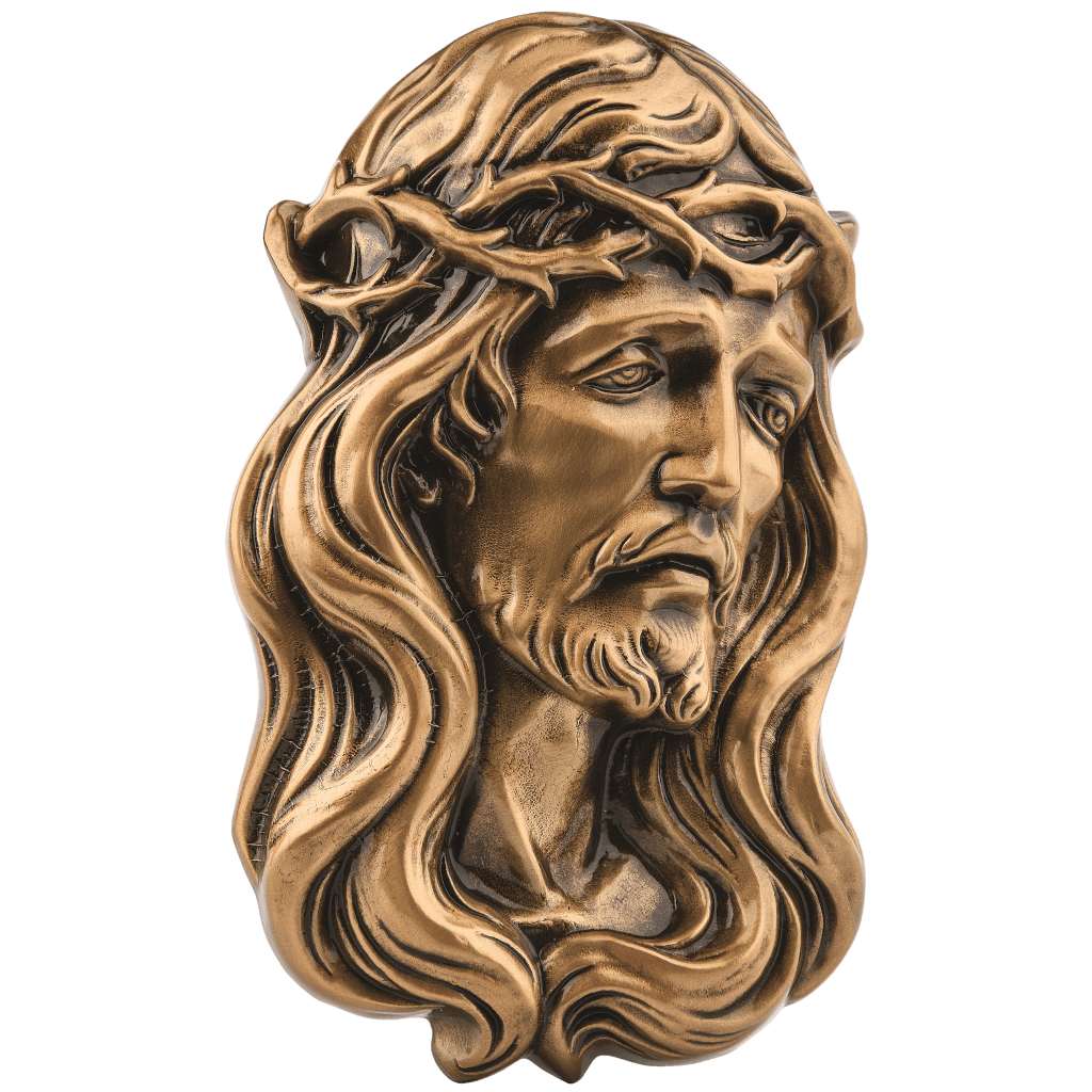 Christ et sa couronne d'épines h 19 cm