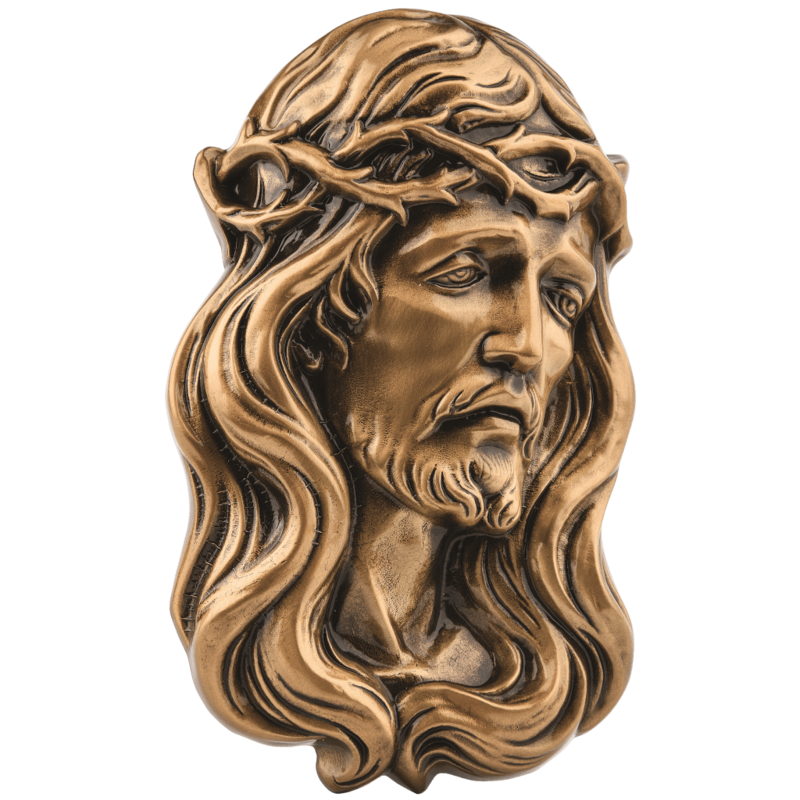 Christ et sa couronne d'épines h 19 cm