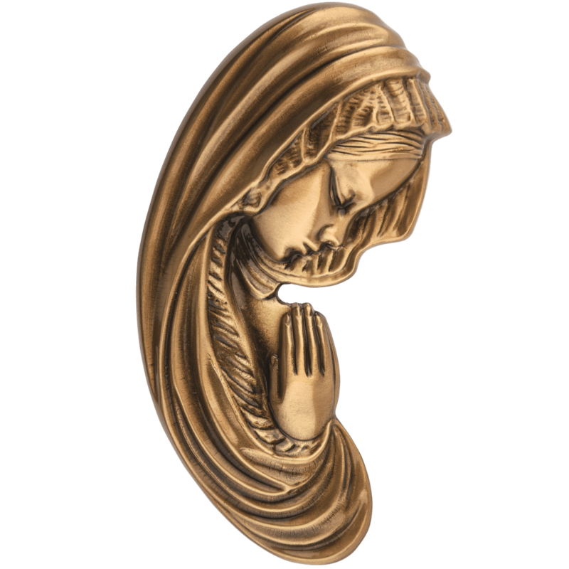 Prière de jeune fille gauche h 20 cm