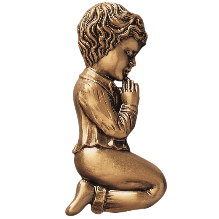 La prière du petit garçon h 14,5 x 7 cm