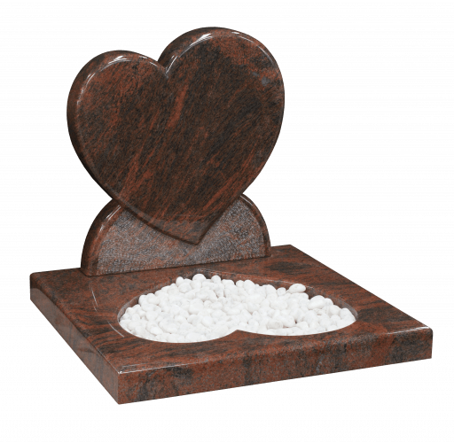 Monument cinéraire DOUBLE COEUR