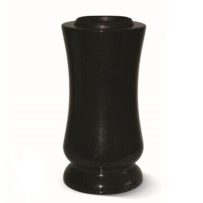 Vase T54 - 26 by Sansone Collection Noir Fin Ø 13 x 26 ht
