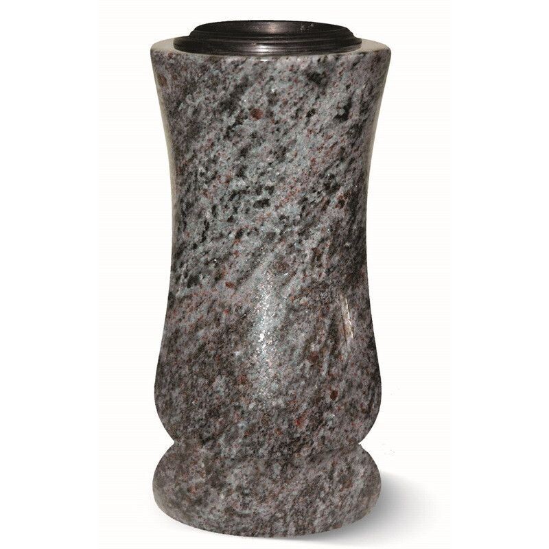 Vase T54 - 26 Mass Blue  Ø 13 x 26 ht