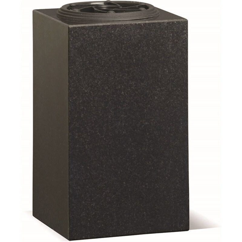 Vase V00-24 Noir Fin 14 x 14 x 24 ht
