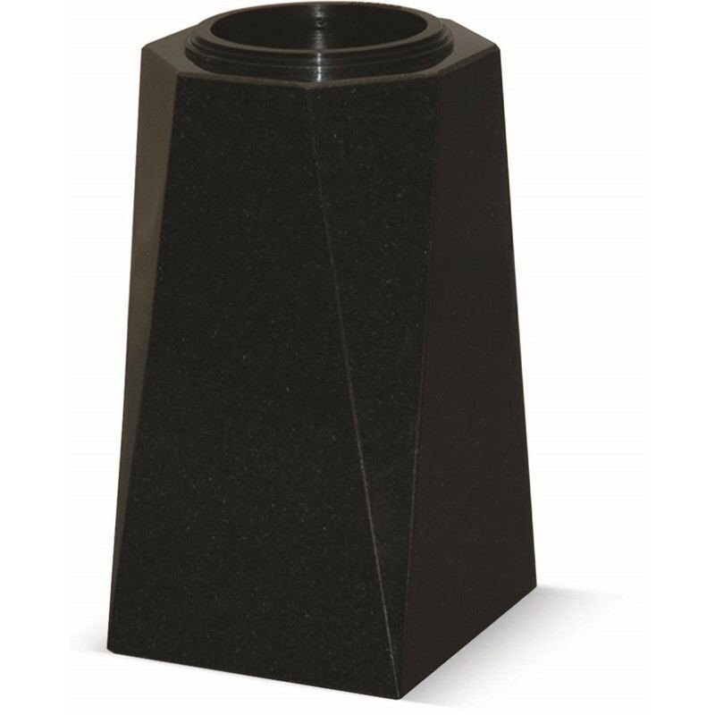 Vase V01-18  Noir Fin 10 x 10 x 18 ht