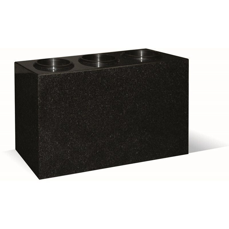Vase V183T n Noir Fin 32 x 12 x 18 ht