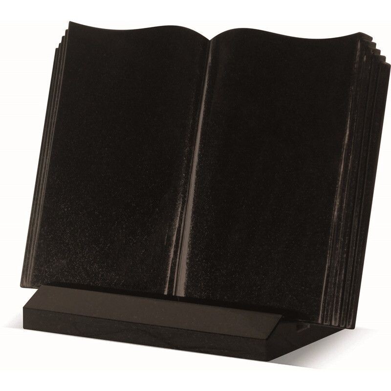 Plaque livre avec socle  by Sansone Collection 35 x 25 x2cm Noir fin
