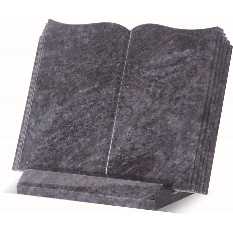 Plaque livre avec socle by Sansone Collection 35 x 25 x2cm Maes Blue
