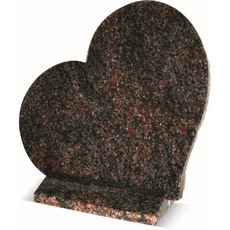 Plaque coeur avec socle by Sansone Collection 30 x 25 x 2cm Himalaya Blue