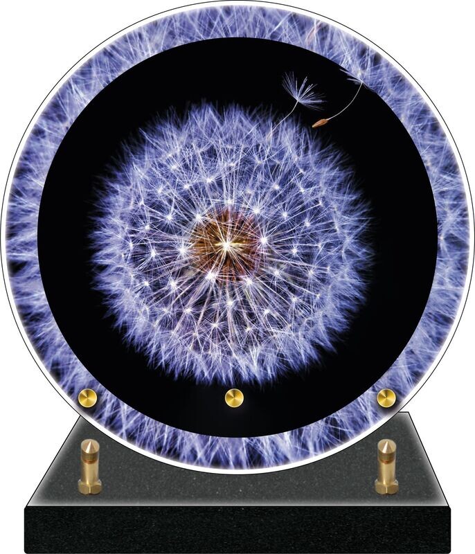 Plaque Altuglass DISQUE Fleur