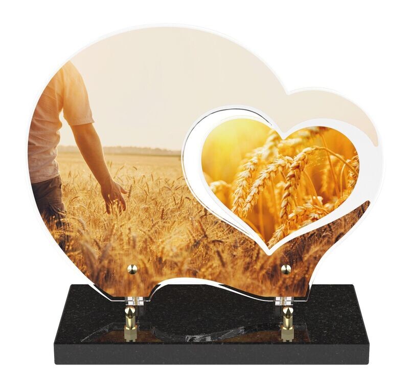 Plaque Altuglass DANS TON COEUR Champ