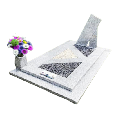 Monument funéraire AVE03 en granit Gris Impérial