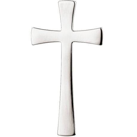 CROIX À APPLIQUER H.15X8 INOX