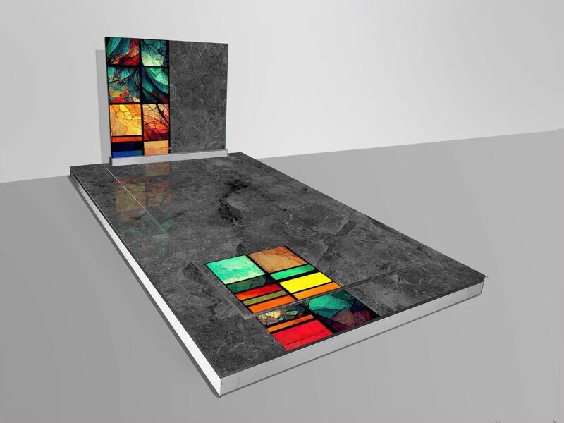 Monument en verre VITRAUX CONTEMPORAINS
