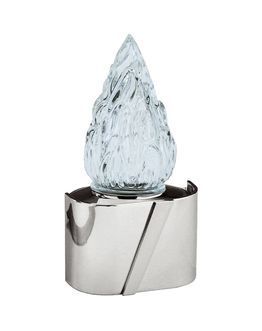 LAMPE ÉLECTRIQUE ELLISSE À POSER H.17.5X10X8 INOX