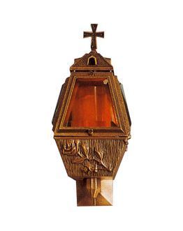 LANTERNE FRASCONI À APPLIQUER H.27X12X14 BRONZE