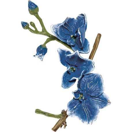 APPLIC.ORCHIDEA H20X20X6 BLEU OPAQ