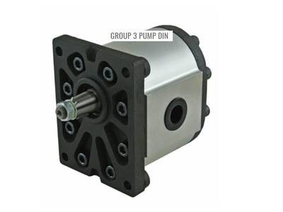 Hydraulic Gear Pump Grh Group 3 Din Mount Tapered Shaft  Various Cc's