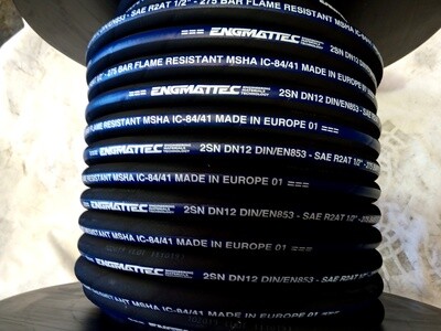 100 meter reel of 1/2 inch bore two wire Hydraulic Hose 