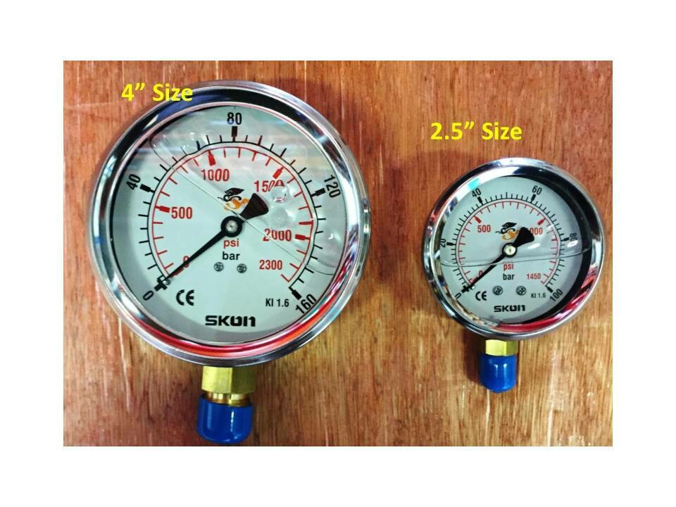 Hydraulic Pressure Gauge 10BAR to 700BAR 4