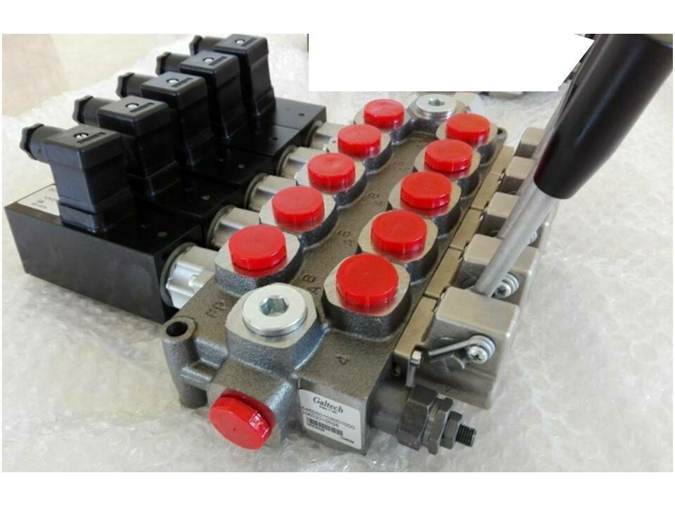 GALTECH Q75 ITALIAN Flow Control Valve 5Spool 80 LPM Hydraulic