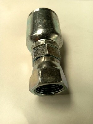 CRIMP ON JIC FEMALE HYDRAULIC HOSE FITTING CRIMP ON JIC FEMALE HYDRAULIC HOSE FITTING