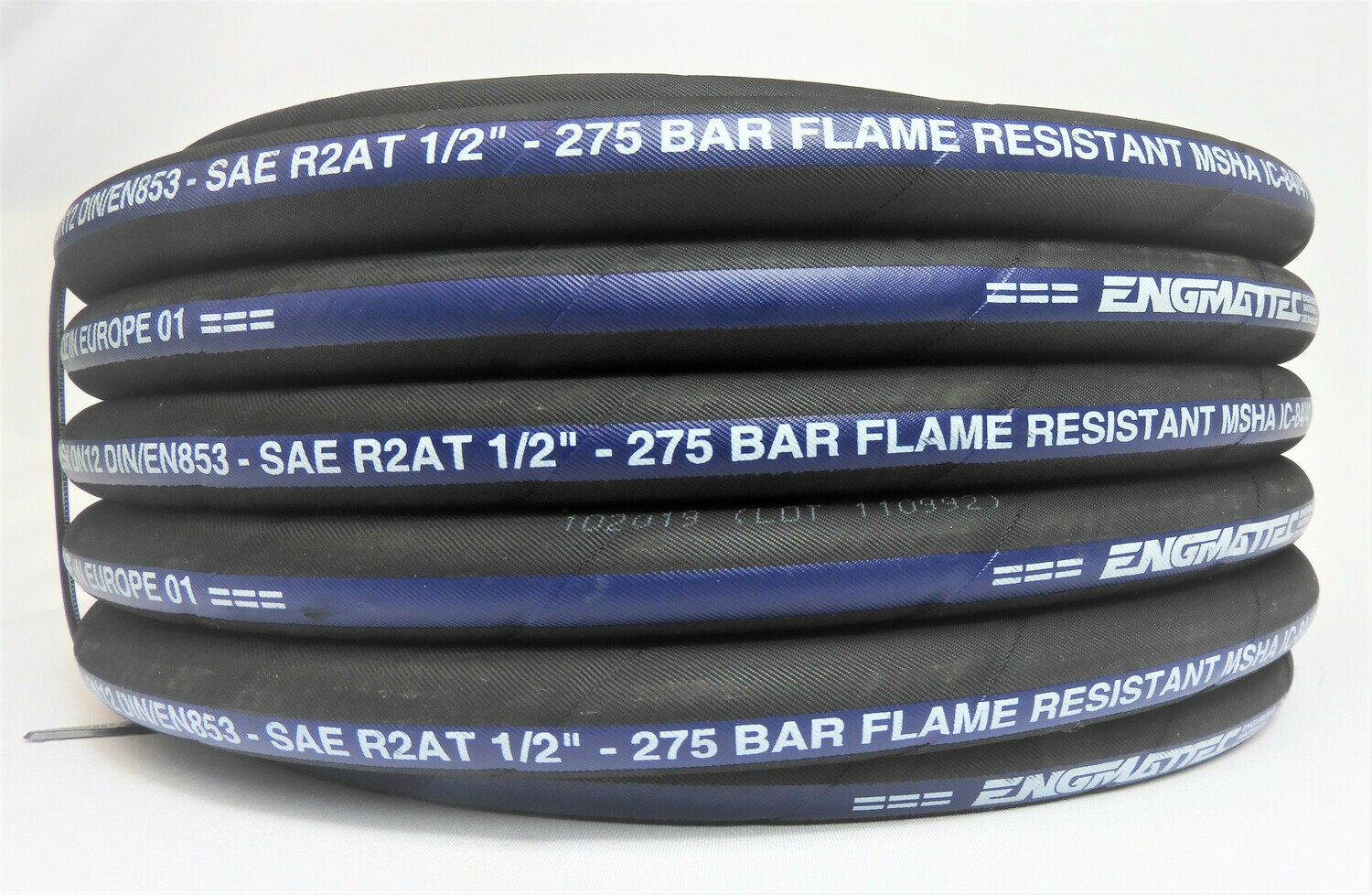 PSI 4800 2WIRE FREE SHIPPING HYDRAULIC HOSE 2-50 FT ROLLS R2T06 3/8 SAE W.P 