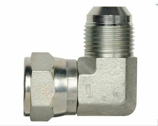 HYDRAULIC JIC 90° ELBOW MALE/FEMALE ADAPTOR STEEL HYDRAULIC JIC 90° ELBOW MALE/FEMALE ADAPTOR STEEL
