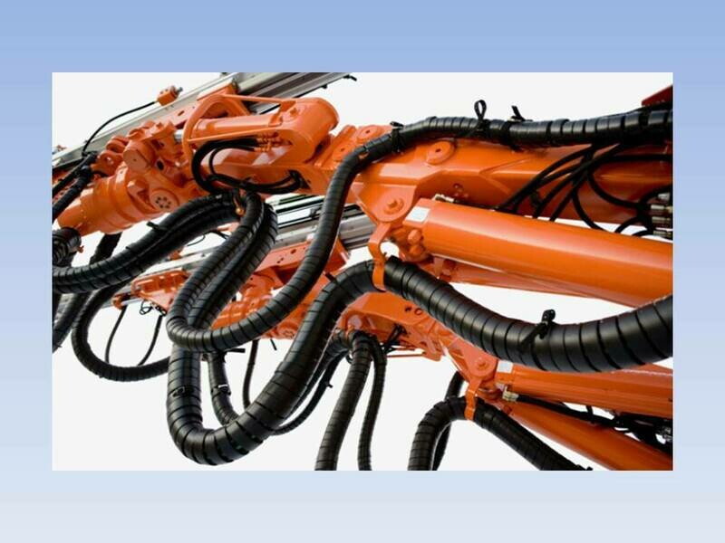 HOSE PROTECTION BURST SLEEVE+SPIRAL WRAP Hydraulic Online Shop