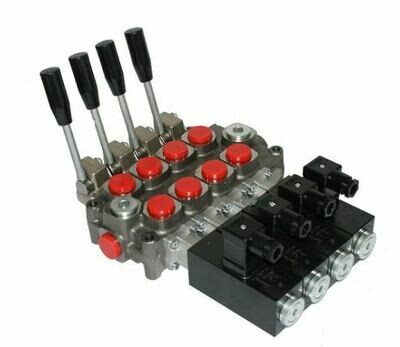 GALTECH Q75  ITALIAN Flow Control Valve  4-Spool 80 LPM FULL ELECTRIC