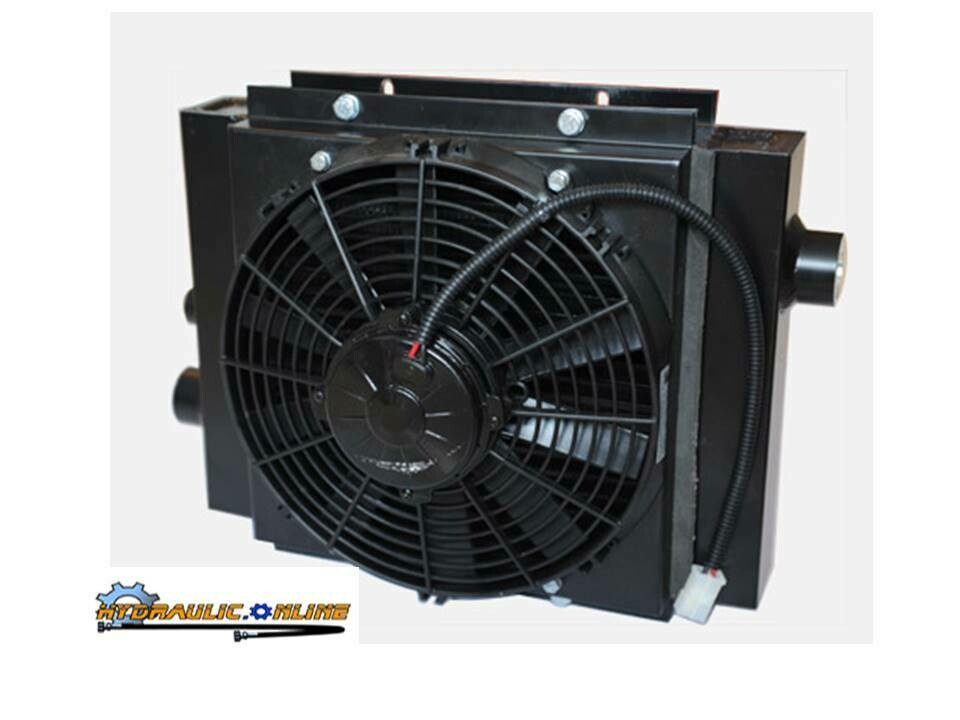 Oil Cooler Flows 60-300 Lt / min 12, 24 DC or 220 Volt AC Fan