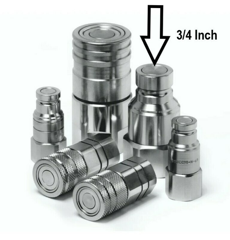 STUCCHI 3/4 Flat Face Hyd Couplers High Flow 280 L/min STUCCHI 3/4 Flat Face Hyd Couplers High Flow 280 L/min