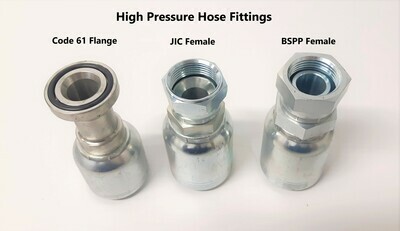 High Pressure Hose Tail JIC Female 37˚ 61000 PSI for SAE 100R15