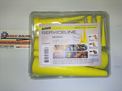 Service Plug Kit Yellow Oil Resistant Synthetic Rubber