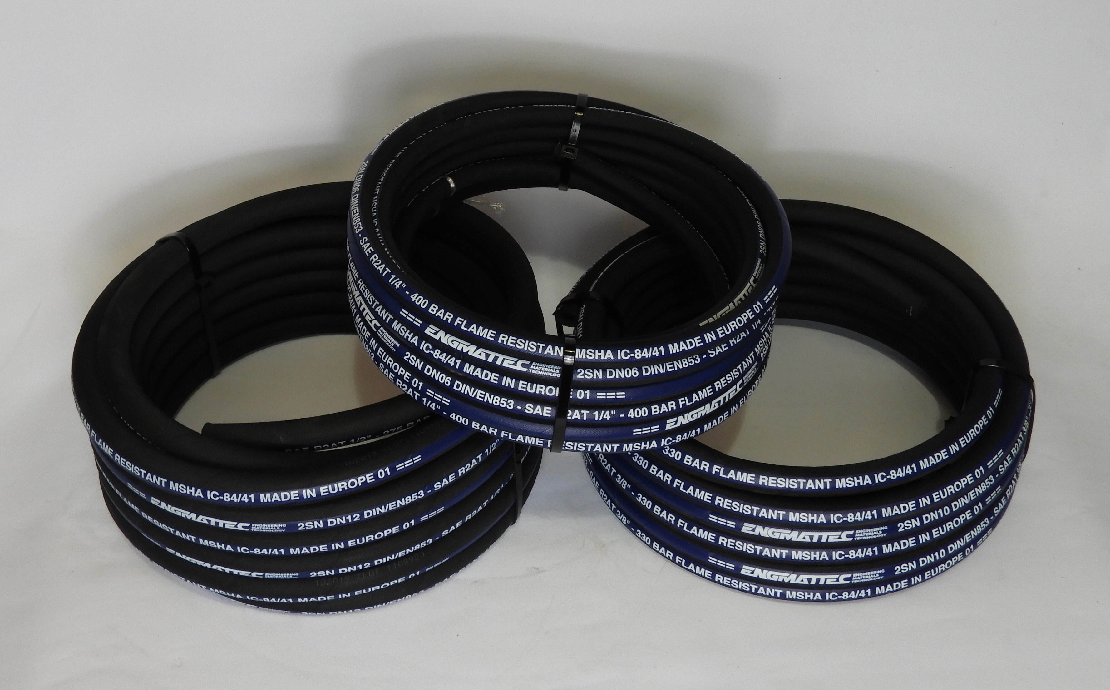 Hydraulic Hose2 Wire1/2" x 96"With Male NPT100R2AT-8 