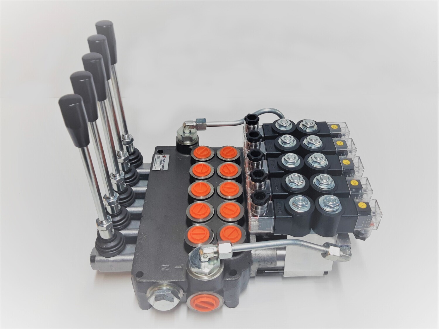 Remote Control Ready 5 Spool Electro-Hydraulic Valve 80 Lpm