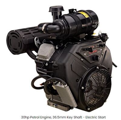 30hp Petrol Engine, 36.5mm(1-7/16 inches) Key Shaft - Electric Start