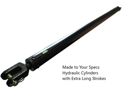 Hydraulic Cylinder Extra Long Strokes- 2.5, 3 & 3.5 inch Bores