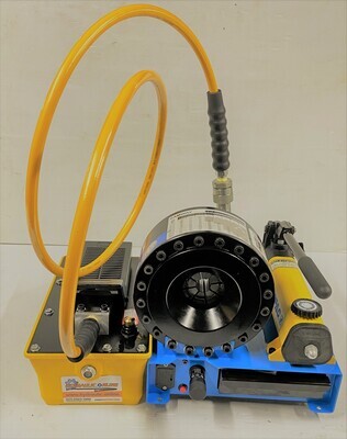 Portable Hydraulic Hose Crimper 10 to 38 mm with Enerpac and Air Operated 10,000 psi pump