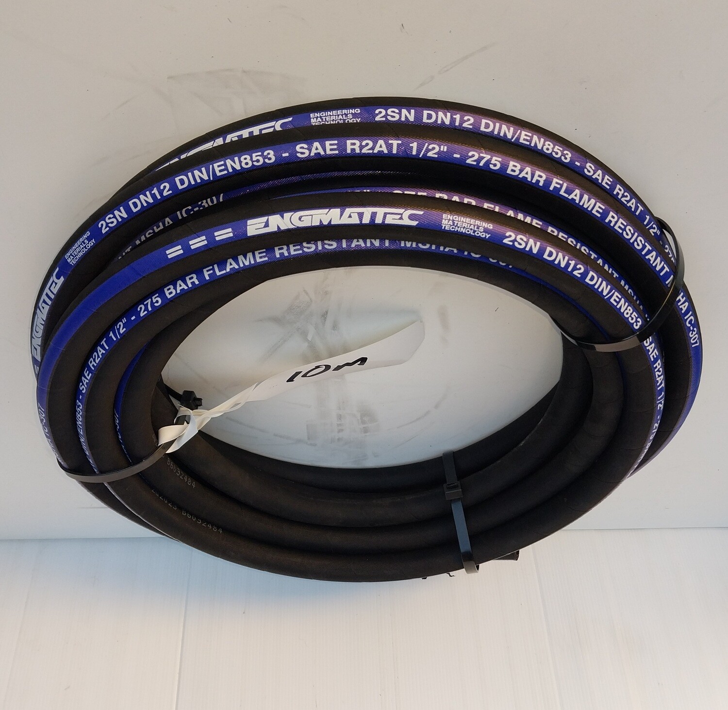 1/2 inch 2 Wire Hydraulic Hose 10 - 100m Coils New Stock 4000 psi
