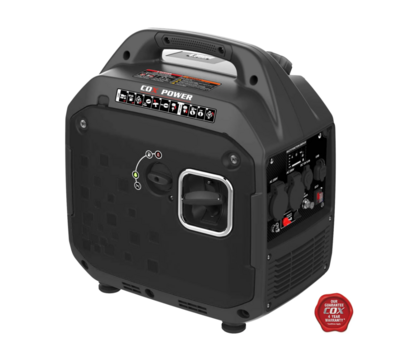 COX Power Inverter Generator Quiet 3.5 kW 2 x 15 Amp 230 V AC with USB Outlets and Remote Start