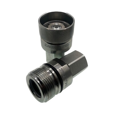 ENGMATTEC® 1/2&quot; inch Poppet Style Screw Together Coupler set