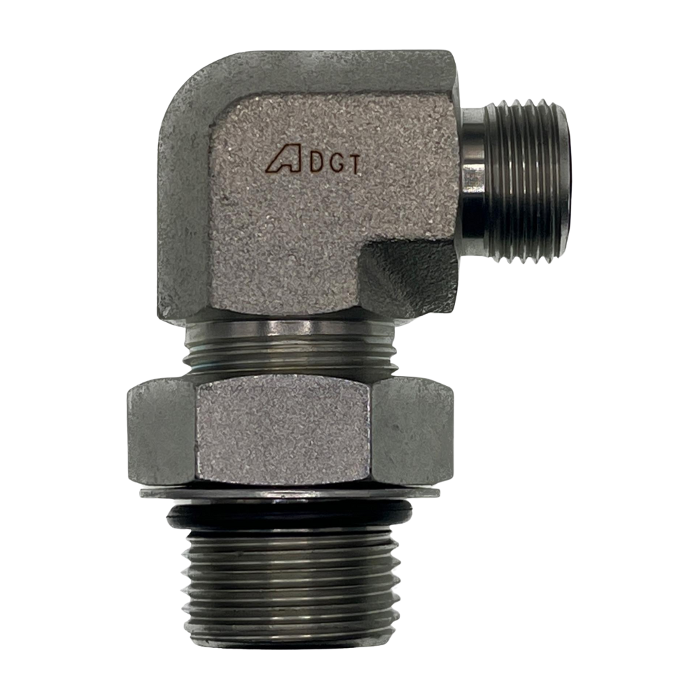 ORFS Male x UNO Male 90° Compact Elbows - Australian Nationwide Shipping - Hydraulic.Online