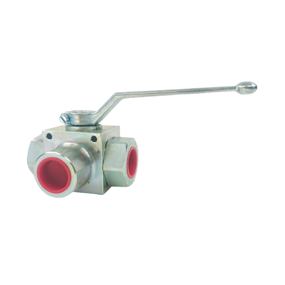 HYDRAULIC 3 WAY VALVE 1-2, 3-4, 1, 1-14, 1-12 3 PORT &#39;L&#39; 350Bar 5145PSI BSPP Made in Italy -Australian Nationwide Shipping - Hydraulic.Online