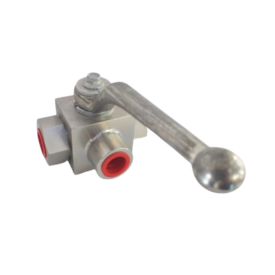 3 WAY T VALVE HYDRAULIC 3-PORT 315 Bar 4250PSI 1inch BSPP - Australian Nationwide Shipping - Hydraulic.Online