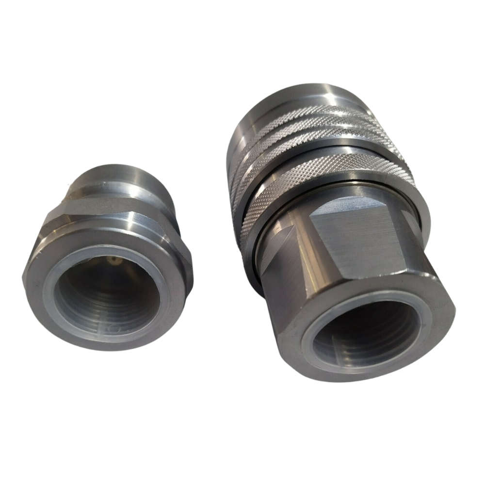 TEMA 1&quot; Hydraulic Quick Connect Coupling DECOMPRESSION Male and Female Coupler