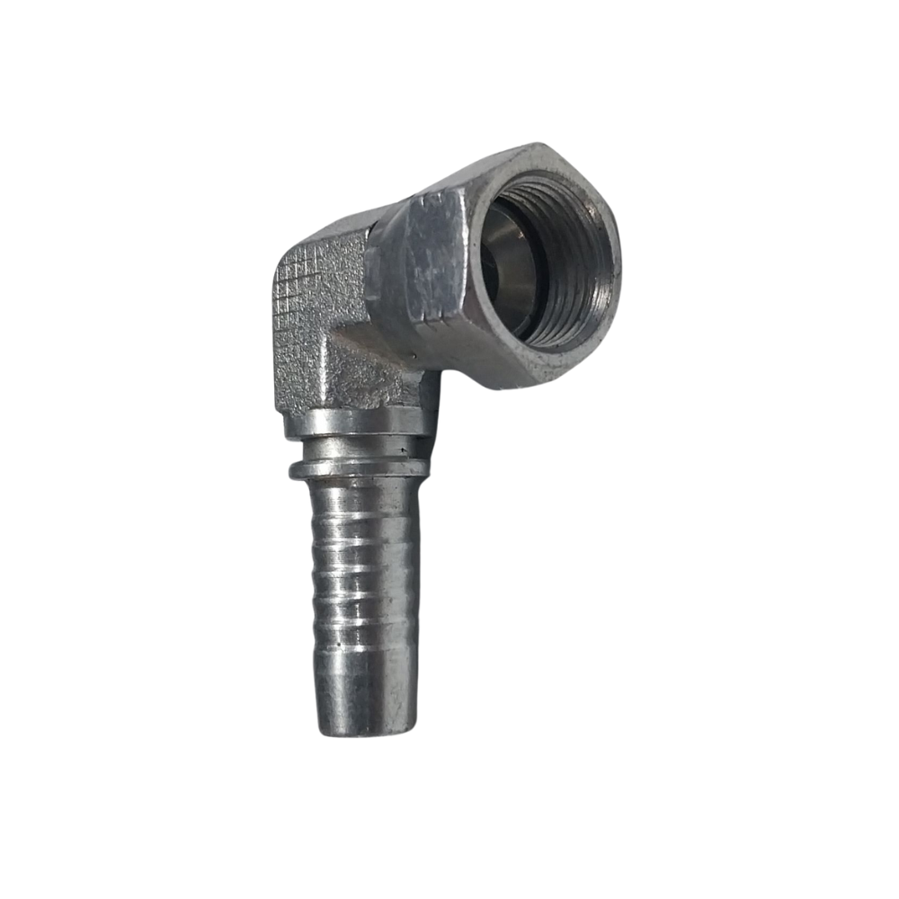 Hydraulic 2 wire Hose Tail Barb JIC Female 90° Compact - Hydraulic.Online Nationwide Australia