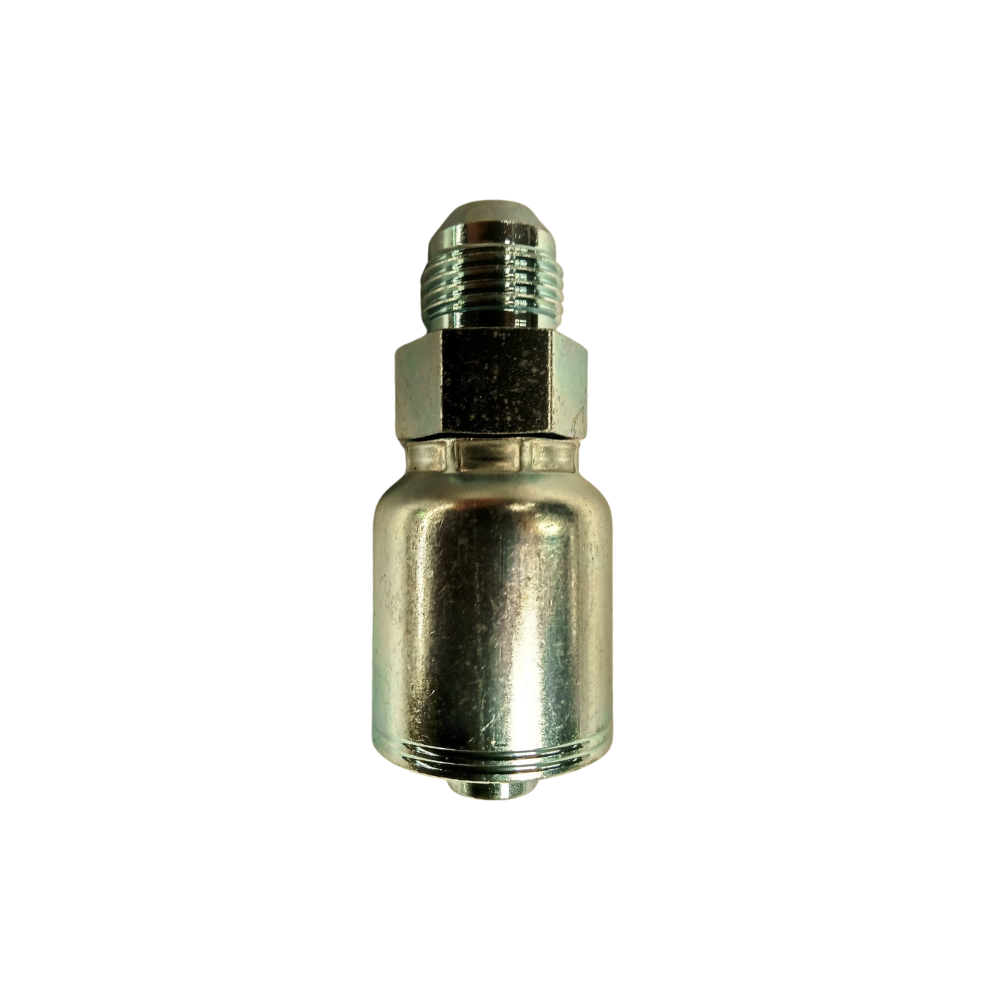 Hose Tail One Piece JIC Male Straight - One piece crimp on - Hydraulic.Online